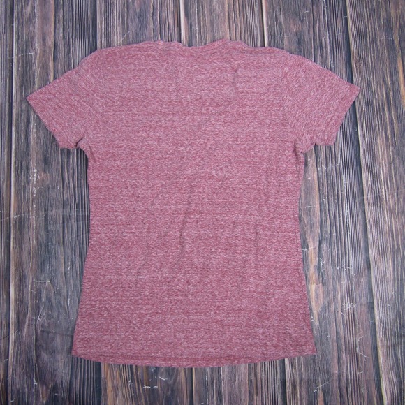 Arizona Cardinals Shirt Womens Medium Red NFL Football V Neck Tee Tri Blend Logo - Picture 3 of 5